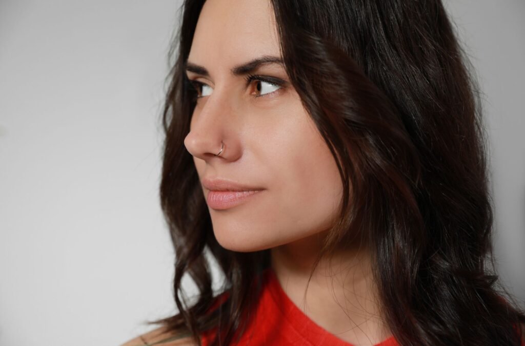 nose piercing